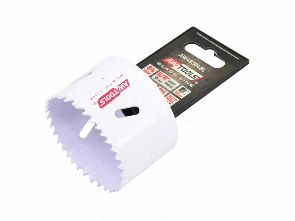 AW-Tools AWTOOLS BIMETALINIS SKYLĖPJŪKLIS HSS-Co 8% 51mm Juodas LINE