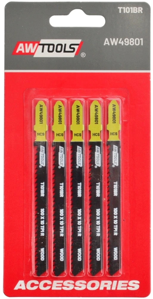 AW-Tools AWTOOLS PJŪKLELIS SIAURAPJŪKLIUI 100mm T101BR /5vnt. /MEDIENAI