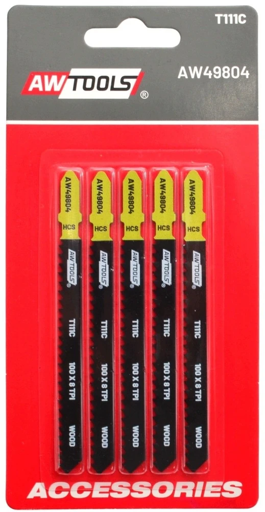 AW-Tools AWTOOLS PJŪKLELIS SIAURAPJŪKLIUI 100mm T111C /5vnt. /MEDIENAI