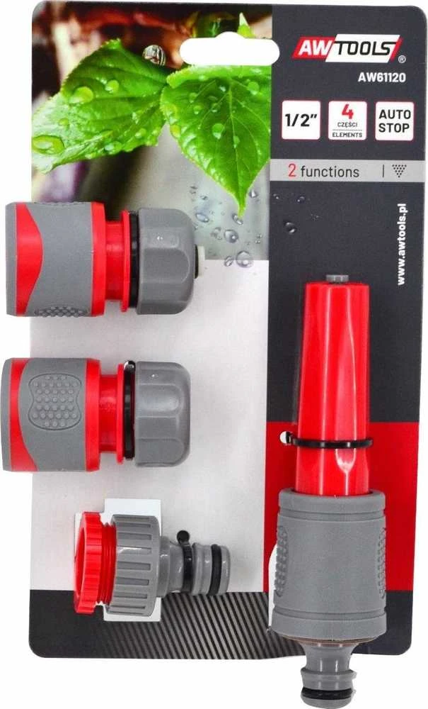 AW-Tools AWTOOLS PURŠKIMO RINKINYS 4 dalių 1/2″ GUMINĖ RANKENA