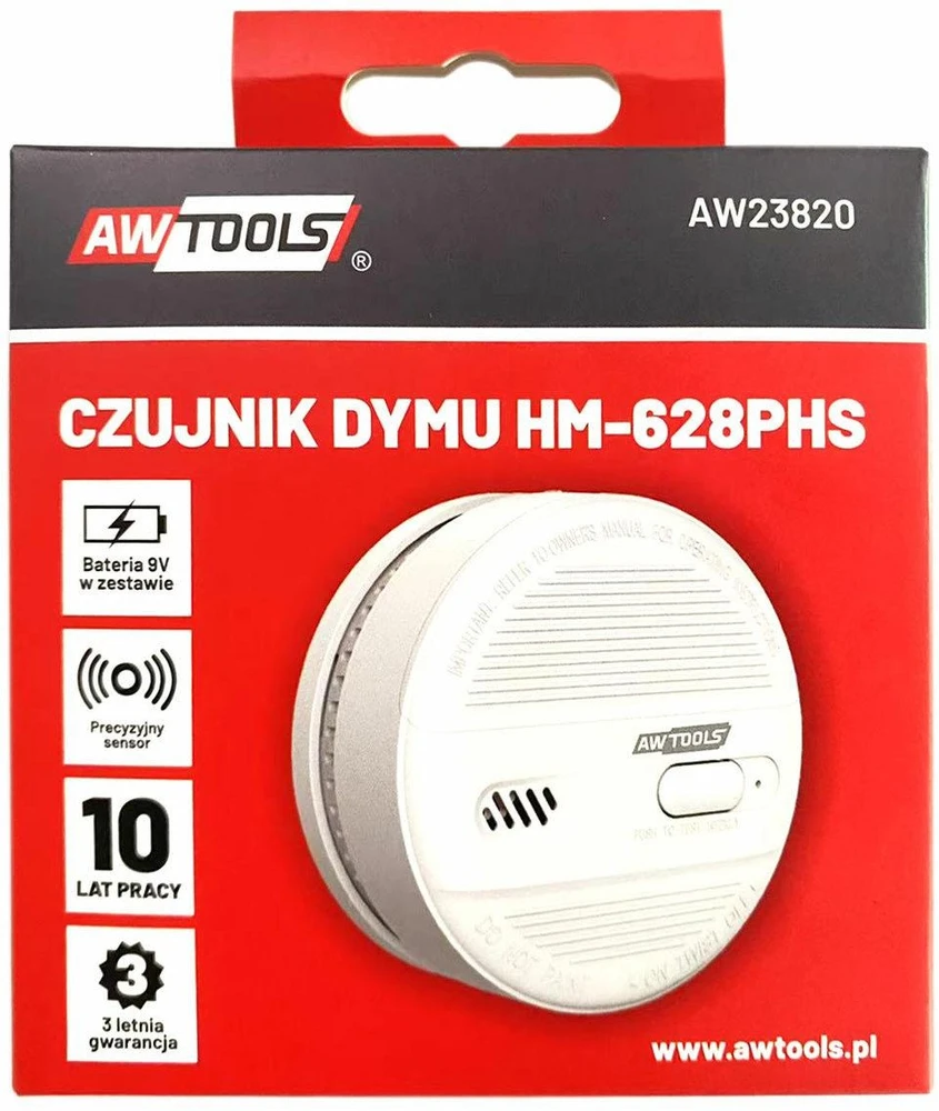 AW-Tools AWTOOLS DŪMŲ JUTIKLIS 9V