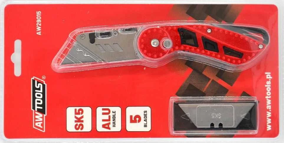 AW-Tools AWTOOLS TRAPEZINIS LENKIAMAS PEILIS / 5 SK5 GELEŽTĖS