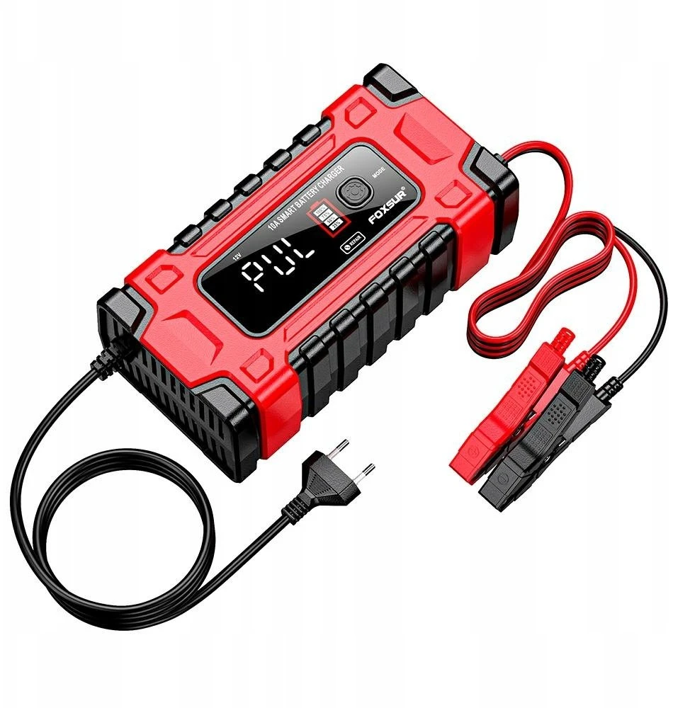 EM FOXSUR 12V&24V 10A LCD įkroviklis