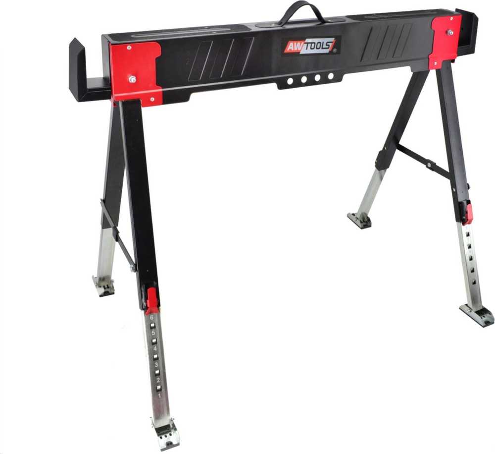 AW-Tools AWTOOLS REGULIUOJAMO AUKŠČIO ATRAMINIS STOVAS 60-85cm