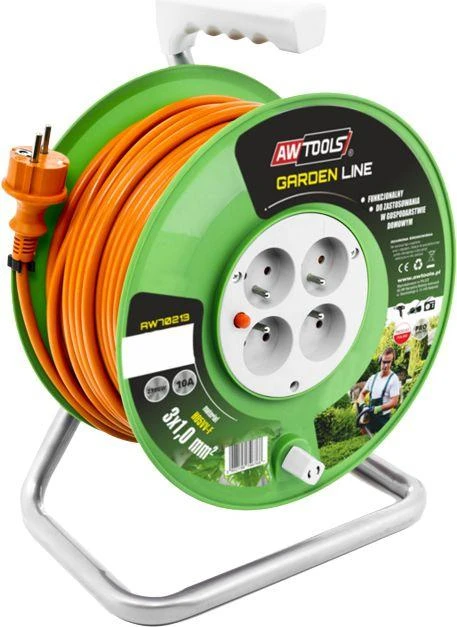 AW-Tools AWTOOLS pratęsimas BUGNO SODO LINIJA 10m 3x1mm 10A / 2300W