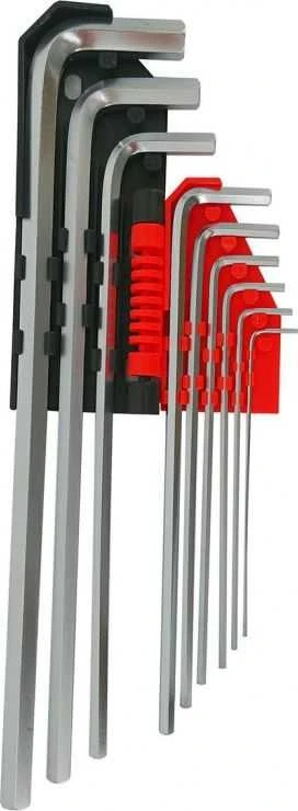 AW-Tools Šešiakampių raktų rinkinys AWTools AW35011BL; 1,5-10 mm; 9 vnt.