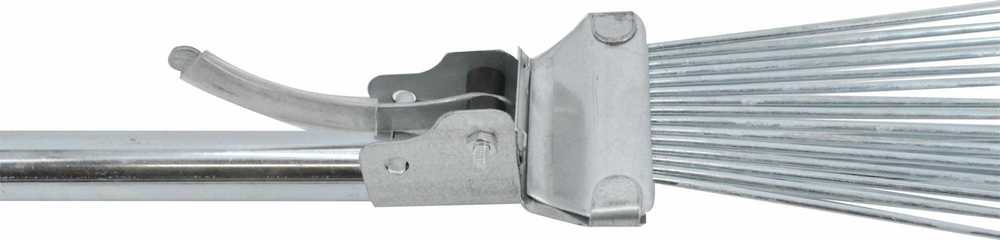 AW-Tools reguliuojamo pločio metalinis grėblys AW00092
