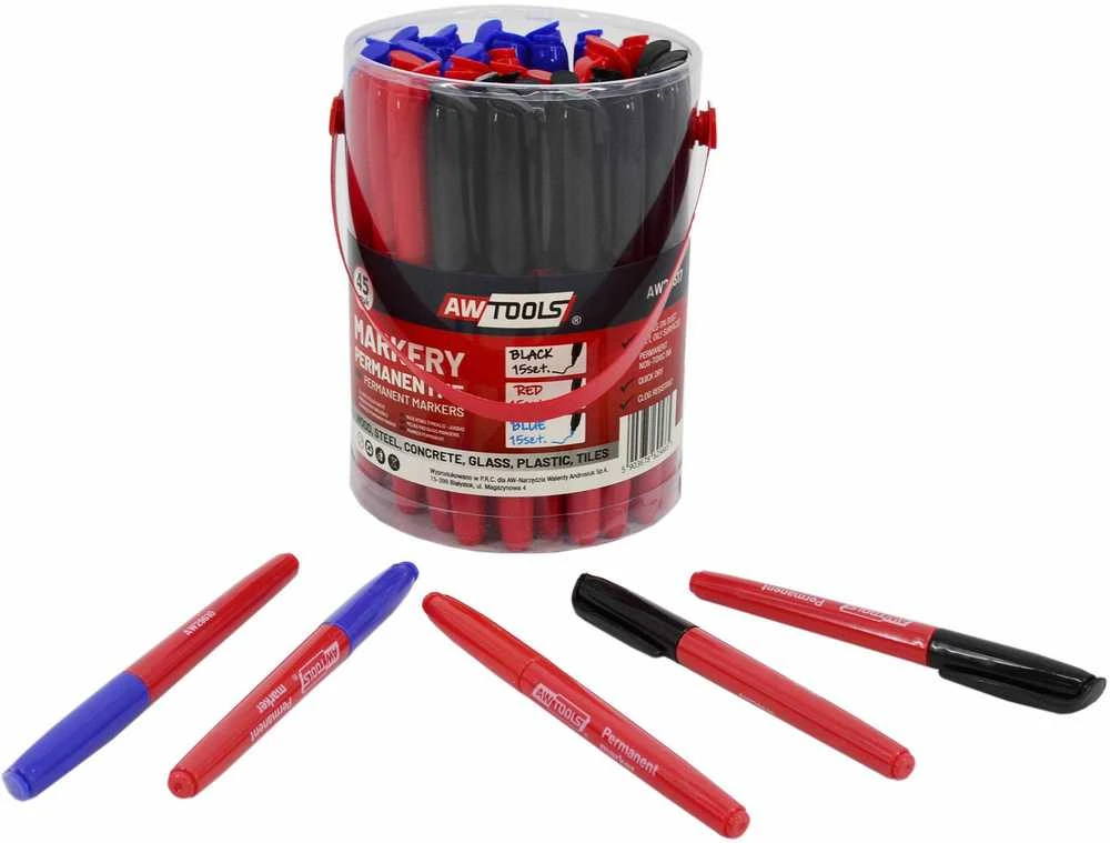 AW-Tools Žymeklių rinkinys AWTools AW29617; 45 vnt.