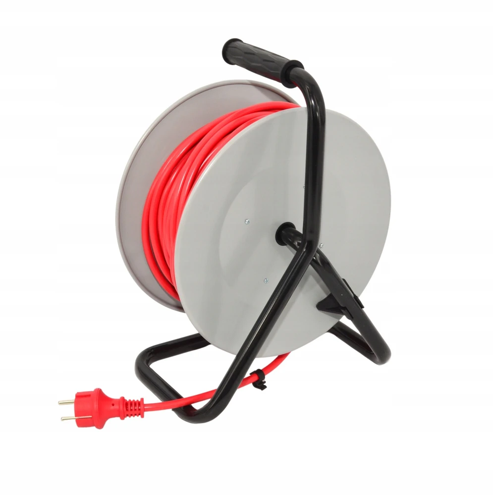 AW-Tools AWTOOLS BŪGNINIS ILGINTUVAS METAL PROFI PRO 30m 3×2,5mm RAUDONAS 16A / 3680W / IP44