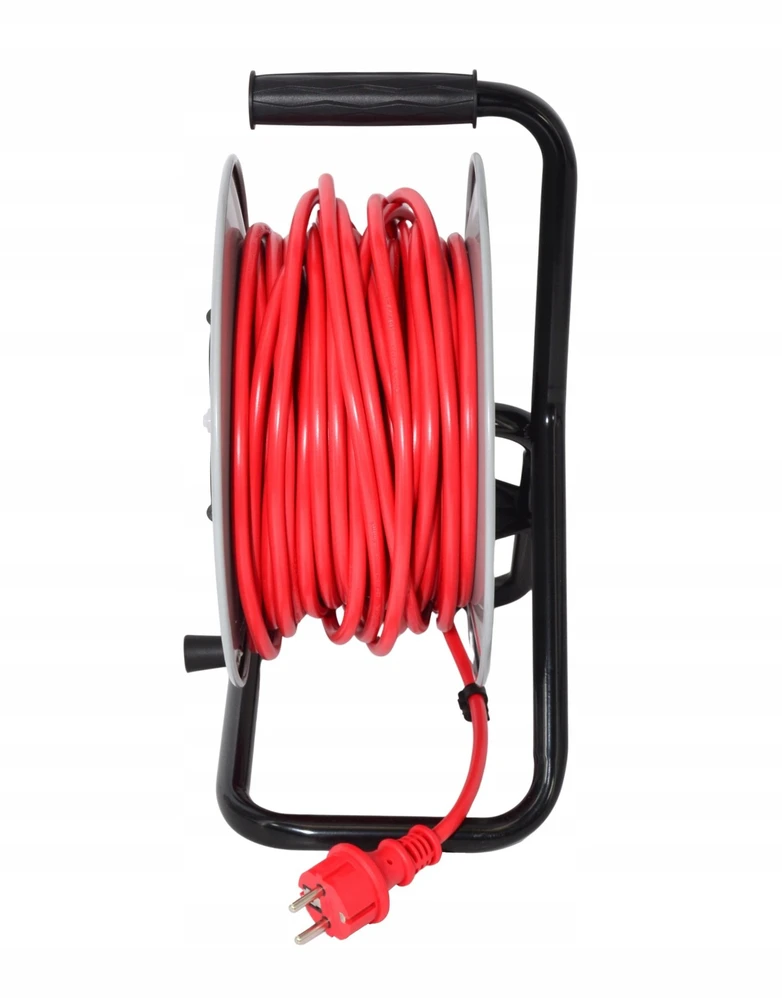 AW-Tools AWTOOLS BŪGNINIS ILGINTUVAS METAL PROFI PRO 30m 3×2,5mm RAUDONAS 16A / 3680W / IP44