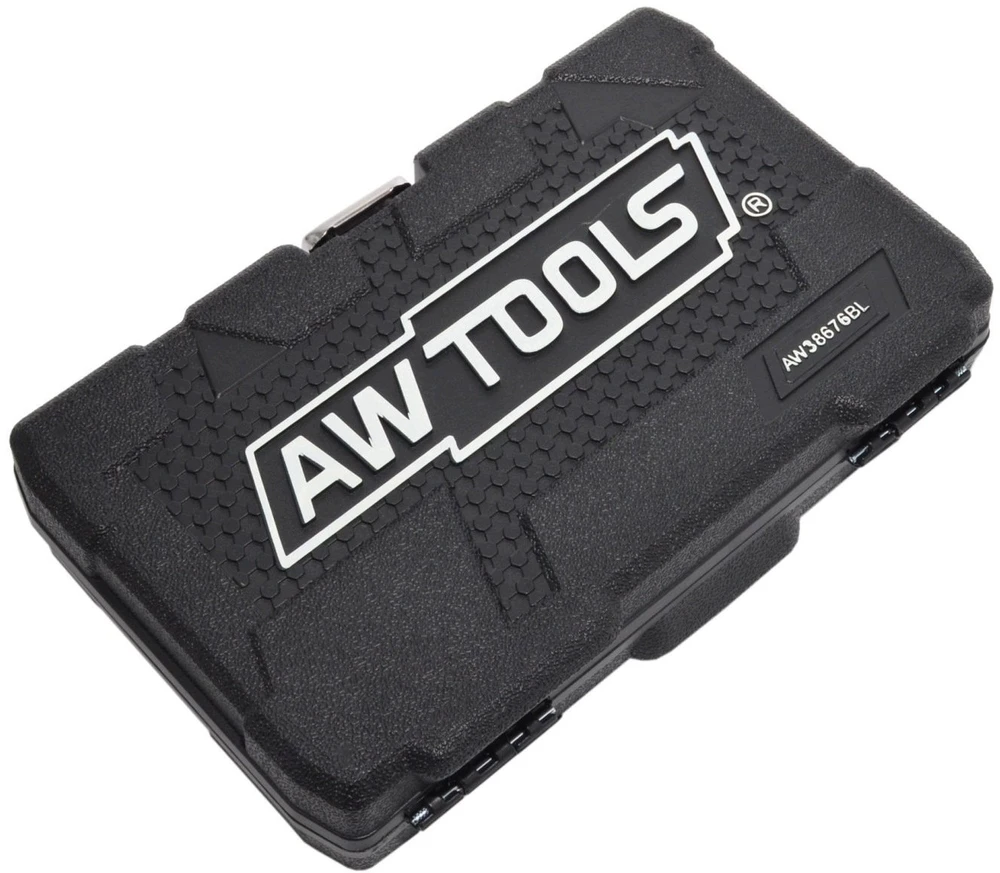 AW-Tools AWTOOLS SMŪGINIŲ GALVUČIŲ RINKINYS 1/2″ 12 vnt./10-24 mm/ TRUMPOS Juodas LINE