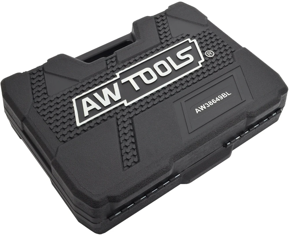 AW-Tools AWTOOLS SMŪGINIŲ GALVUČIŲ RINKINYS 1/2″ 16 vnt. 11-32mm ILGOS Juodas LINE