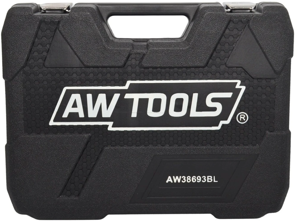 AW-Tools AWTOOLS SMŪGINIŲ GALVUČIŲ RINKINYS 1/2″ 26 vnt./10-24 mm/ TRUMPOS IR ILGOS Juodas LINE