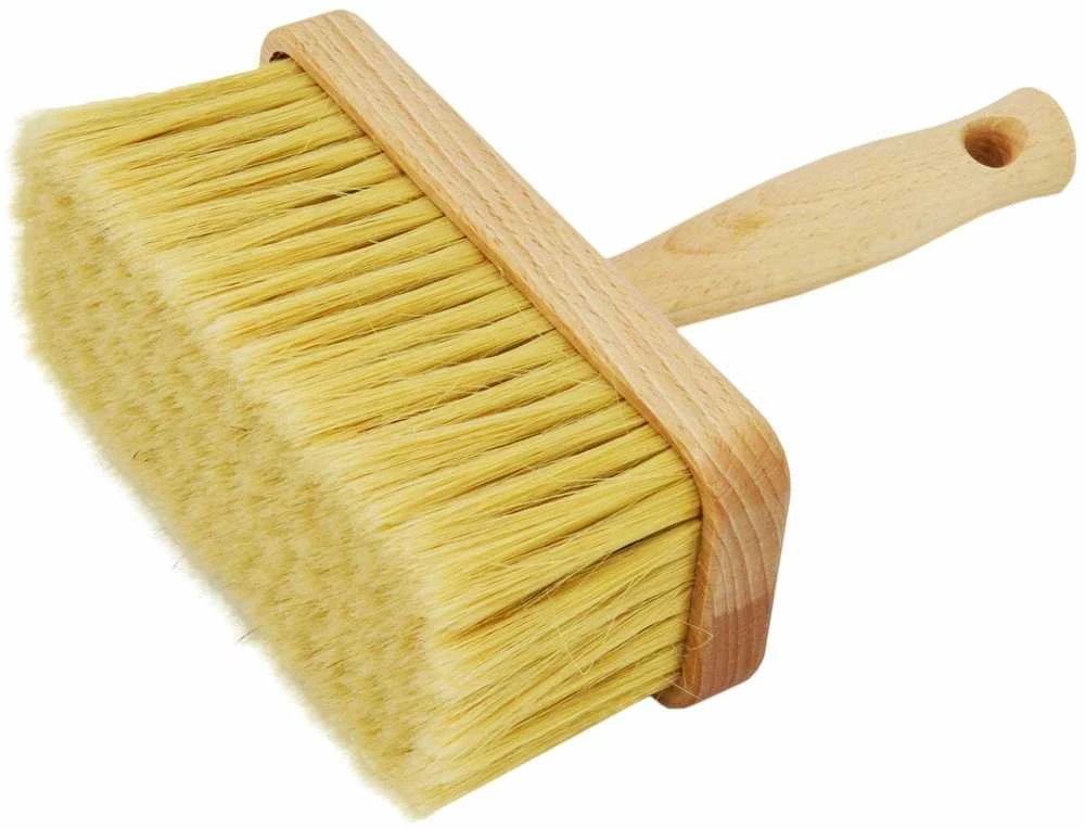 AW-Tools platus tapetų šepetys su medine rankena