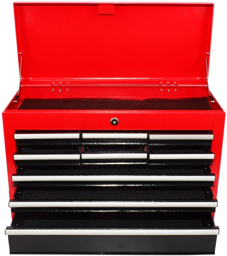 AW-Tools AWTOOLS METALINĖ ĮRANKIŲ DĖŽĖ 9 STALČIAI 60x26x39cm