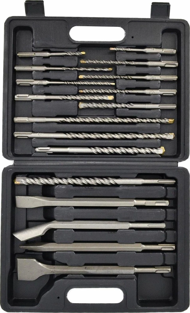 Grąžtas AW-Tools AWTOOLS Rinkinys DŁUT I grąžtų SDS+ 17 vnt.