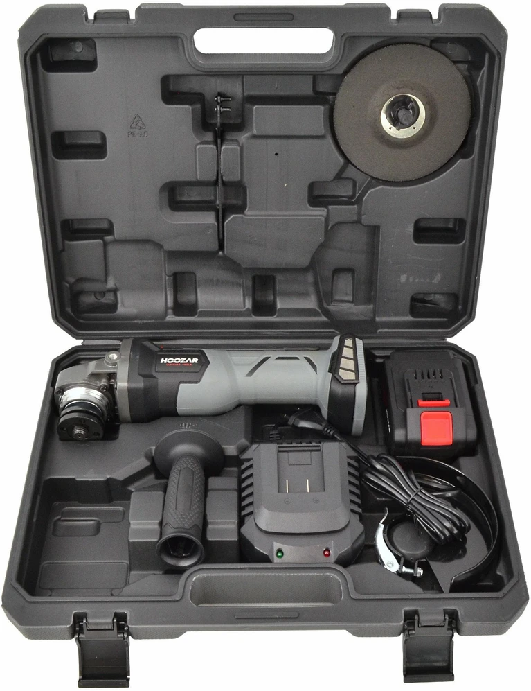AW-Tools HOOZAR KAMPINIS ŠLIFUOKLIS 125mm 18V 1×5.0Ah AG25BL-T1