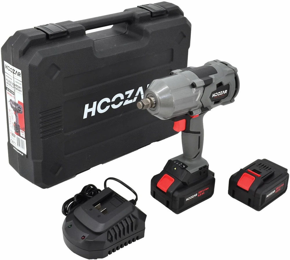 AW-Tools HOOZAR SMŪGINIS VERŽLIASUKIS 1/2″ 18V 2×5.0Ah 1000Nm IW30BL-T2