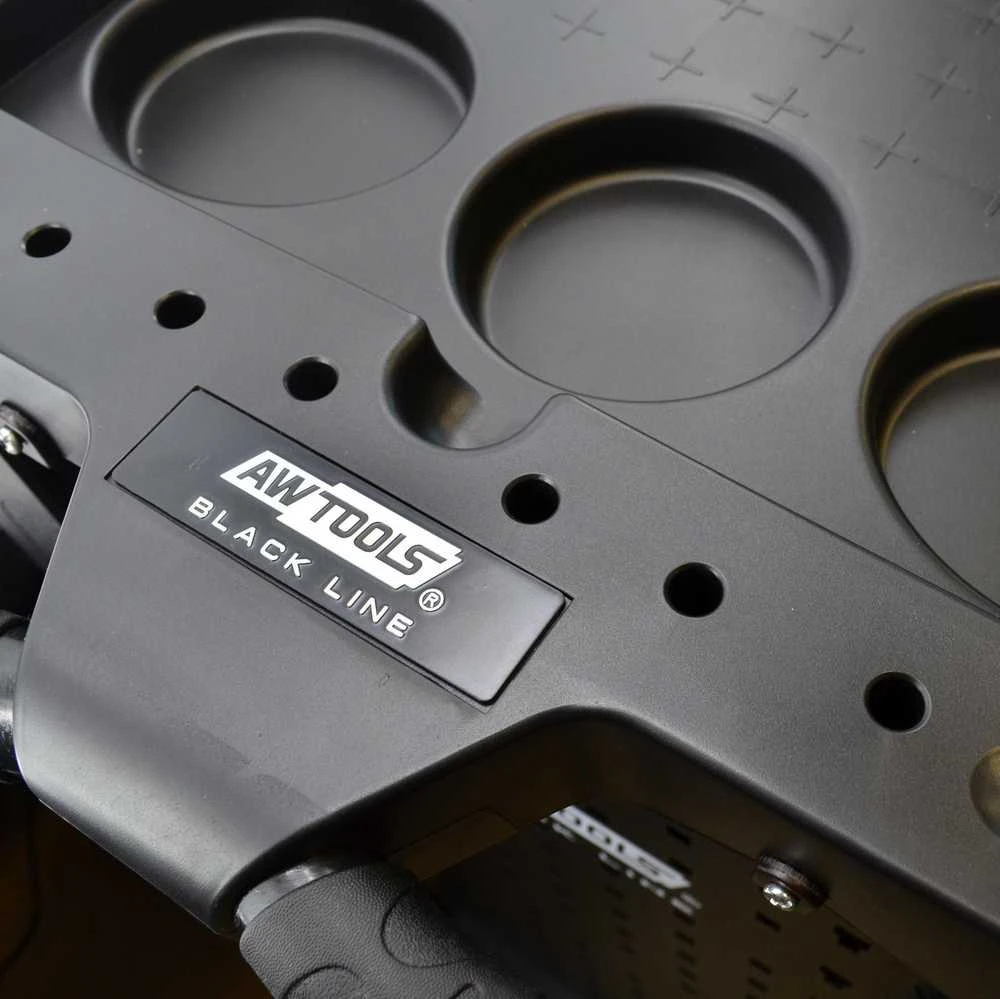 AW-Tools AWTOOLS Vežimėlis WARSZTATOWY + NARZĘDZIA 177 vnt.