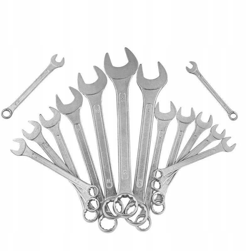 AW-Tools AWTools Rinkinys plokščių dvikilpių veržliarakčių 10 el. (6,8,10,12,13,14,15,17,19, 22mm)