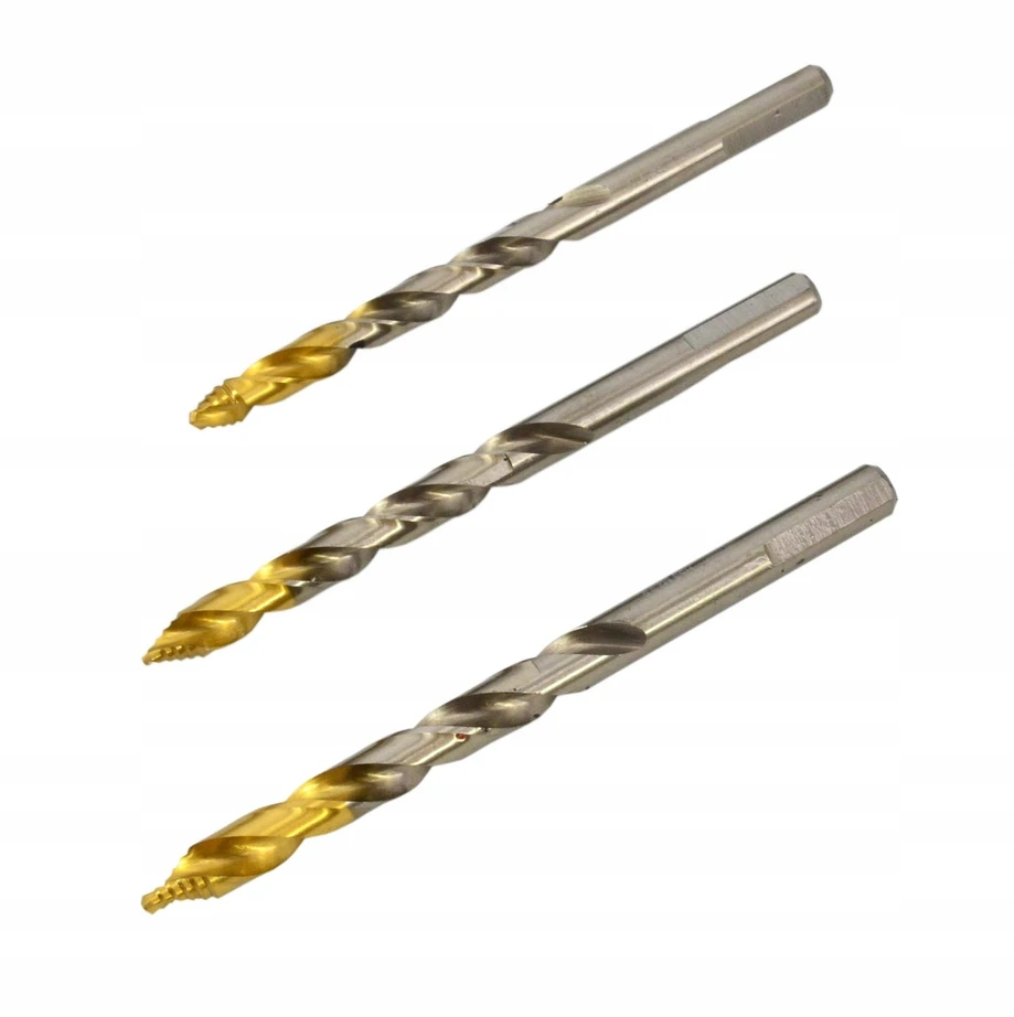 Grąžtas AW-Tools mealo grąžtai M2 HSS-TiN 15vnt. /1.5-10mm / Juodas LINE