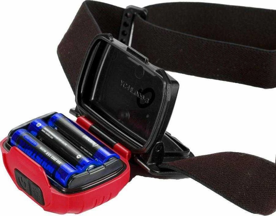 AW-Tools AWTOOLS Juodas LINE PRIEKINIS ŽIBINTAS DUOBEAM CREE LED 3xAAA