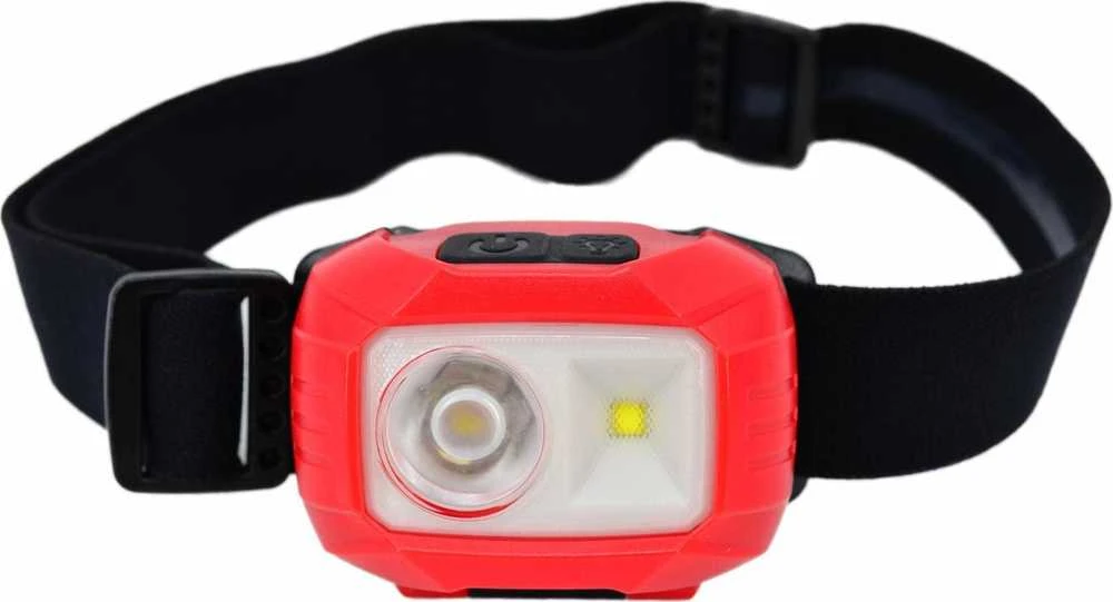 AW-Tools AWTOOLS Juodas LINE PRIEKINIS ŽIBINTAS DUOBEAM CREE LED 3xAAA