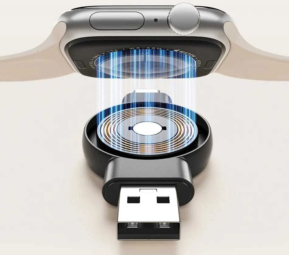 AWEI įkroviklis skirtas Apple/Samsung Watch W26 juodos spalvos