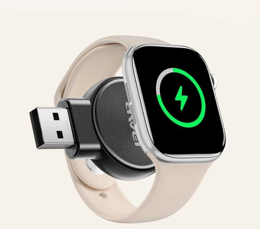 AWEI įkroviklis skirtas Apple/Samsung Watch W26 juodos spalvos