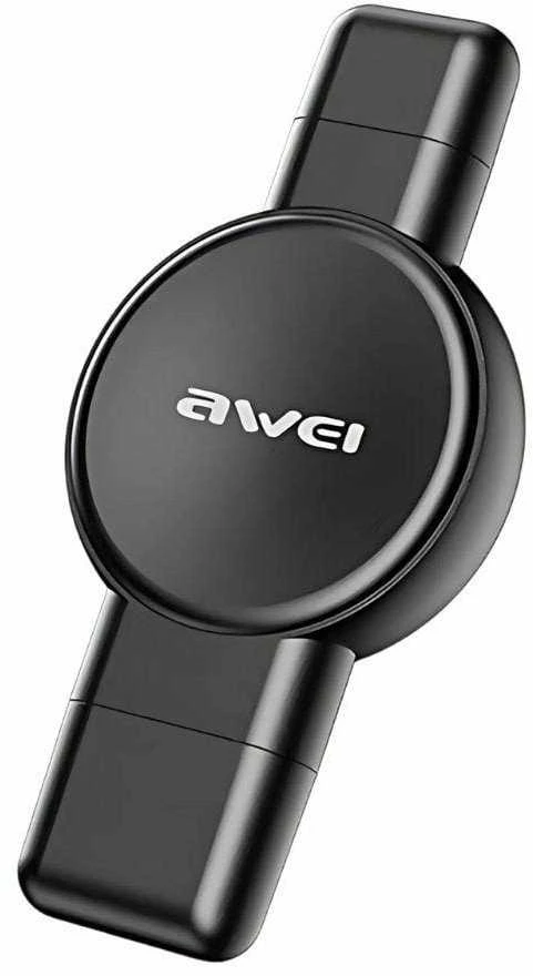 AWEI įkroviklis skirtas Apple/Samsung Watch W26 juodos spalvos