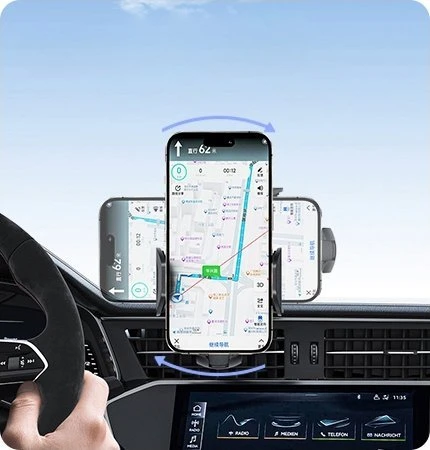 AWEI X72 car holder for dashboard juodas