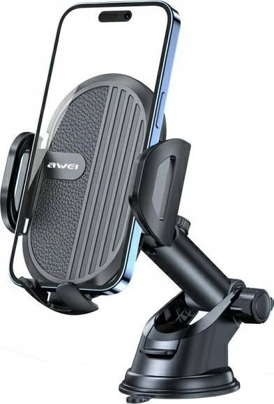 AWEI X72 car holder for dashboard juodas