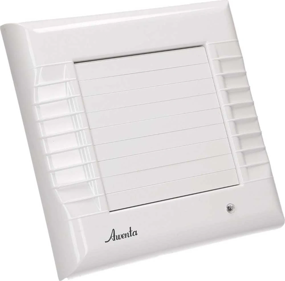 AWENTA Vonios kambario ventiliatorius A-Matic Awenta WM100T fi100mm 95m3/h 16W 230V su laiko jungikliu ir automatiniu užraktu baltos spalvos