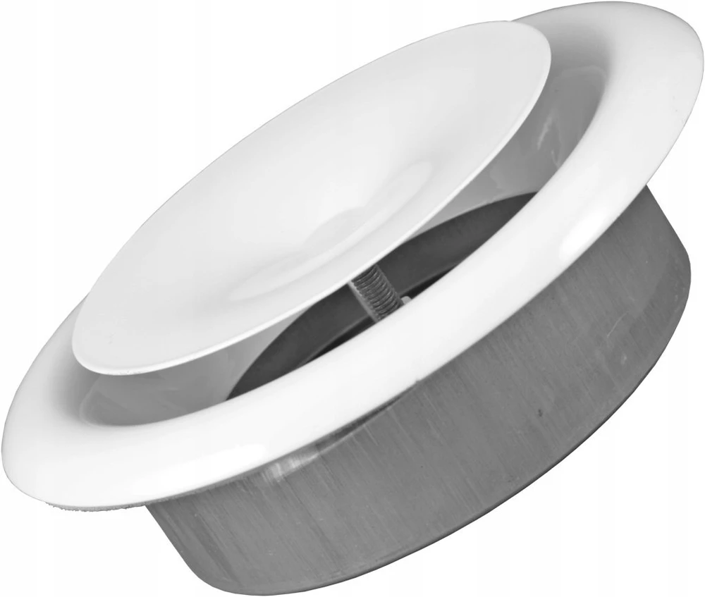 AWENTA Įpučiamasis anemostatas Awenta AMN125 fi125mm metalinis baltas