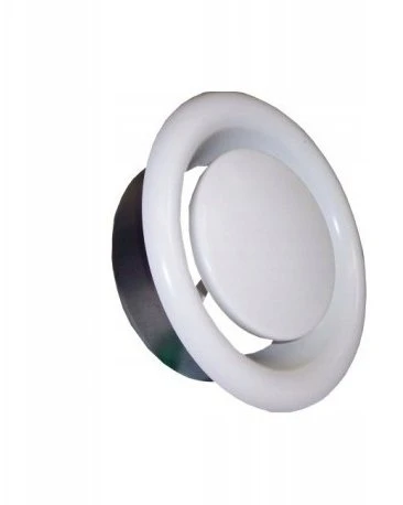 AWENTA Ištraukimo anemostatas Awenta AMW100 fi 100 metalinis baltas