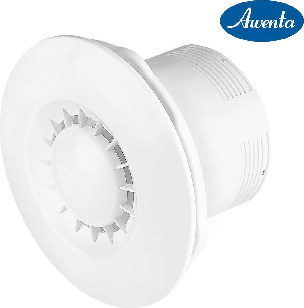AWENTA Astro fi100 vonios ventiliatorius 105m3/h 10W su laikmačiu baltas Awenta WXA100T