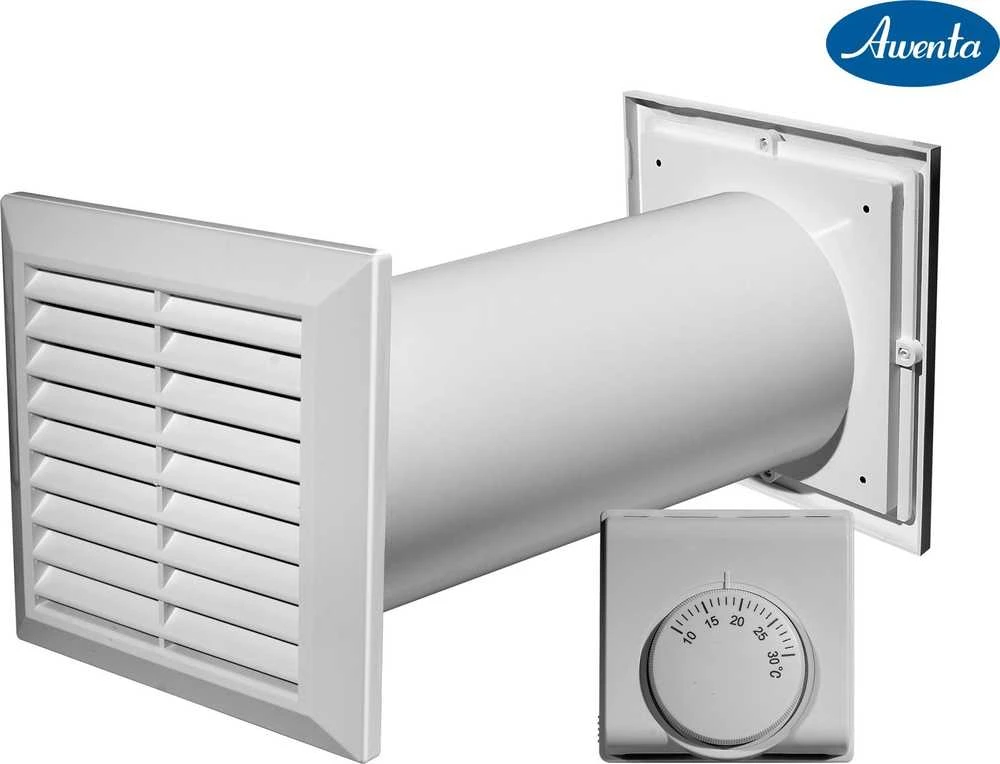 Ventiliatorius AWENTA Rinkinys vėdinimo sistema CM100 Cosy Move 4w1 su šachtos termostatu