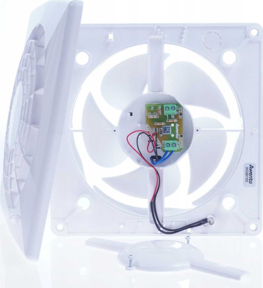 AWENTA Awenta Vega WXO100VDC ventiliatorius, baltas
