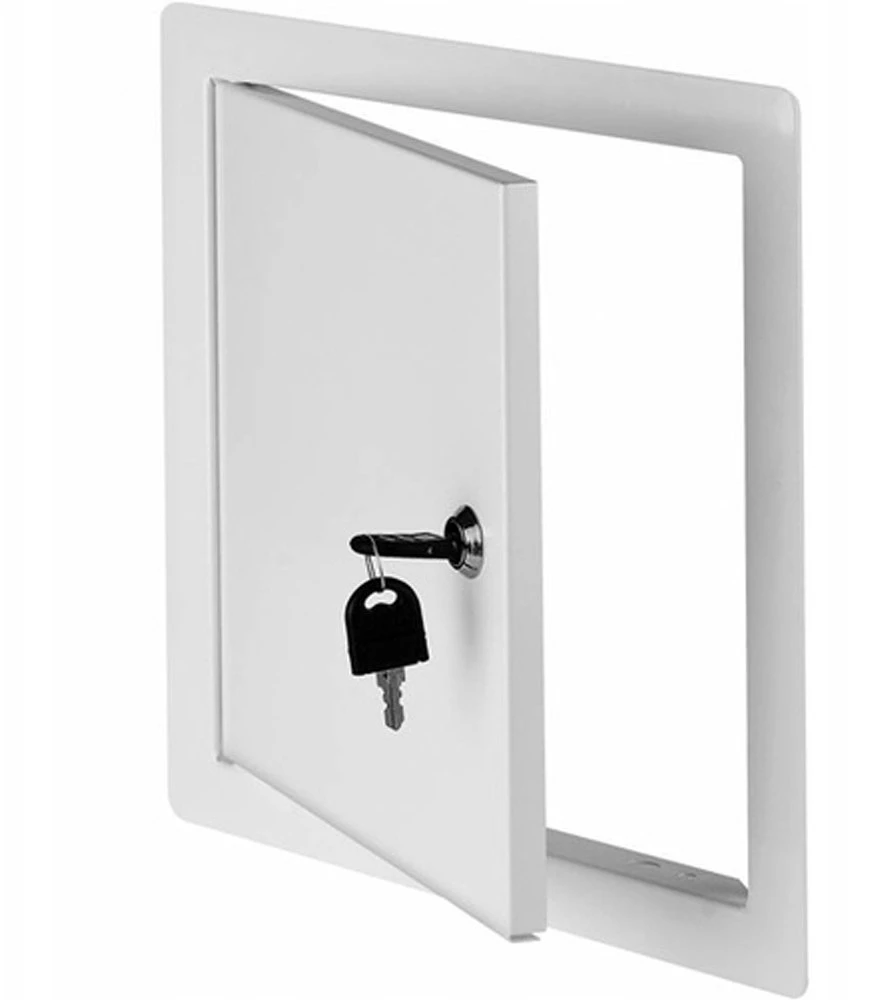 AWENTA Apžiūros durelės Awenta DM103 500x600mm metalinės baltos