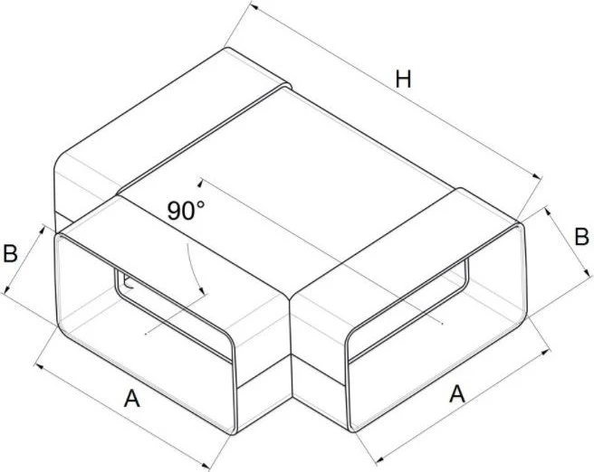 AWENTA horizontali plokščia trišakė 75x150 Awenta KP75-26
