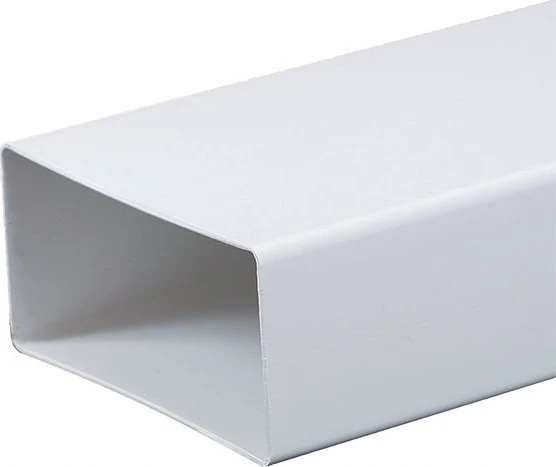 AWENTA Vėdinimo kanalas KP75-10 75x150mm plokščias baltas 1m
