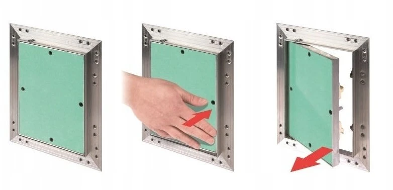 AWENTA Revizijos dangtis Awenta KRAL15/2 600x600x25mm aliuminis