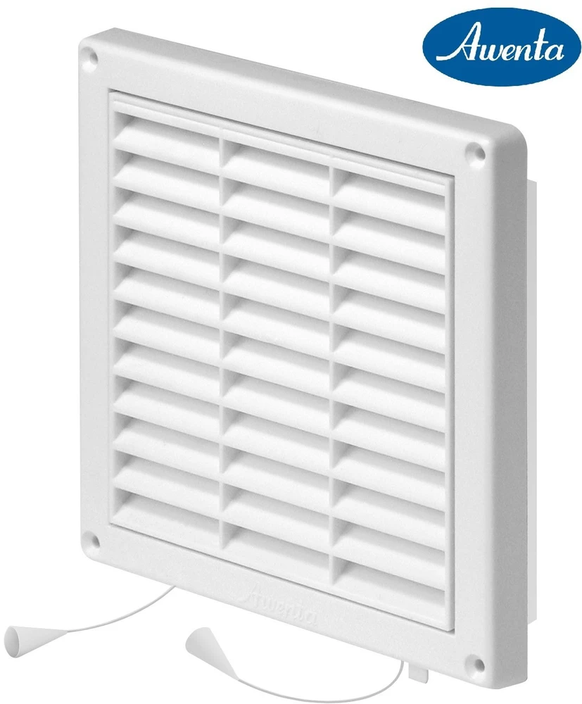 AWENTA Vėdinimo grotelės 200x200 baltos Awenta T51