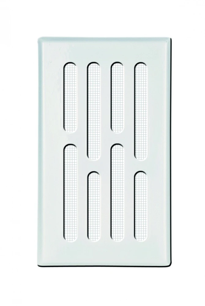 AWENTA Vėdinimo grotelės Awenta M3B 140x210mm metalinės baltos