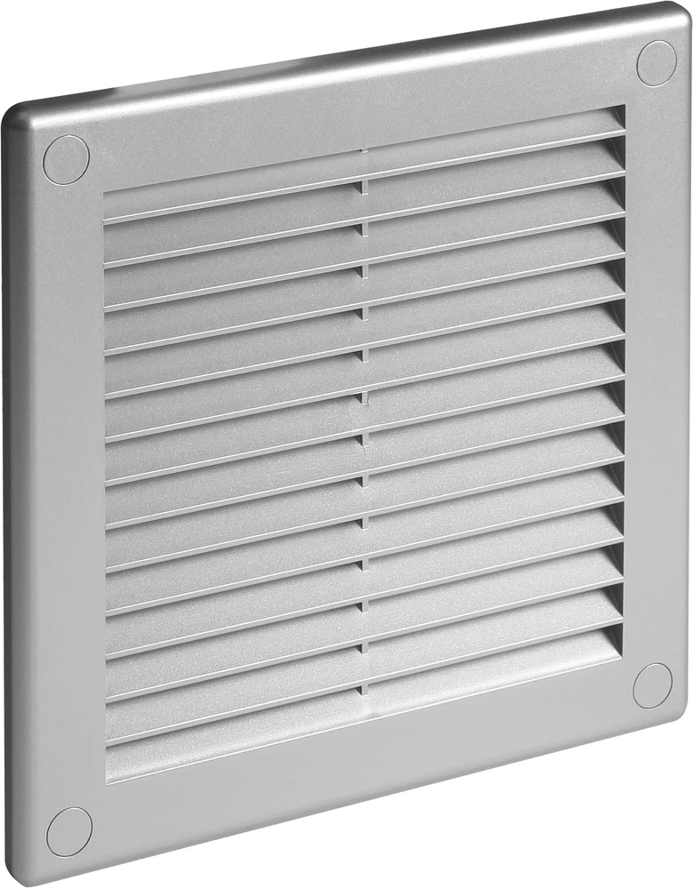 AWENTA Vėdinimo grotelės Awenta TRU2SS 150x150mm sidabrinis satinas