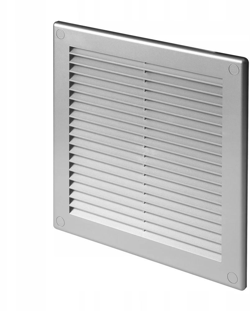 AWENTA Vėdinimo grotelės Awenta TRU2SS 150x150mm sidabrinis satinas