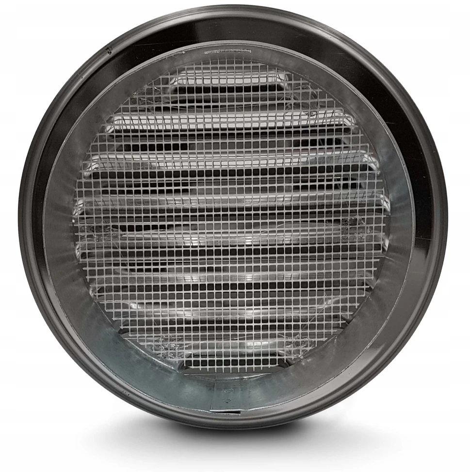 AWENTA Vėdinimo grotelės fi125 metalinės baltos Awenta M11N