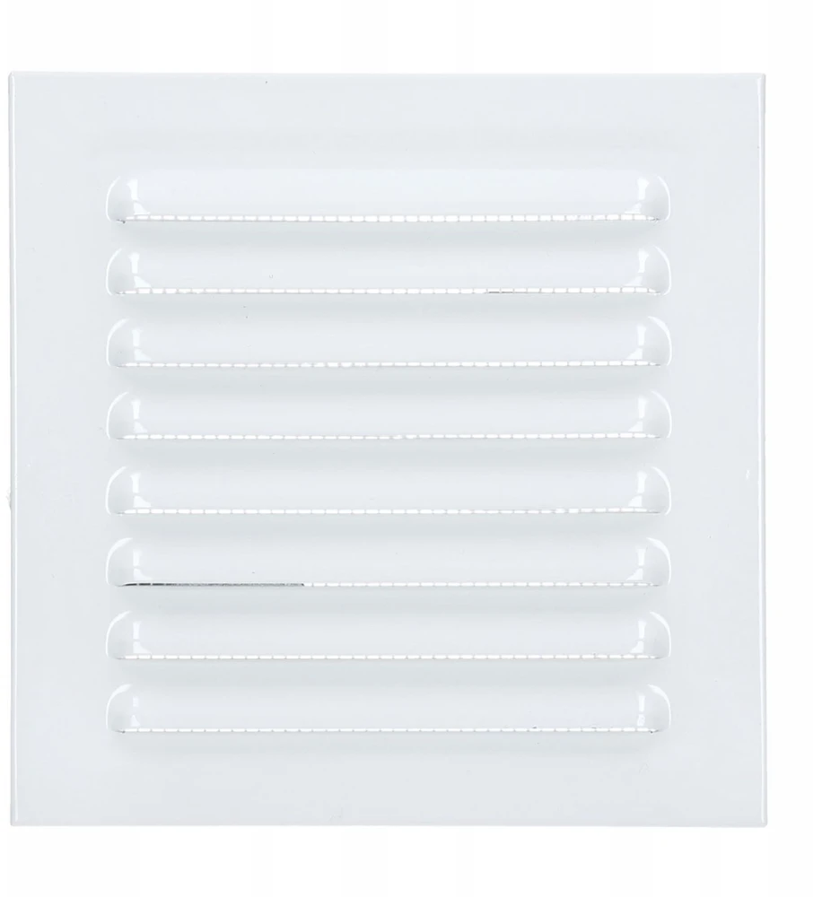 AWENTA Vėdinimo grotelės metalinės 140x140 baltos Awenta MT1B