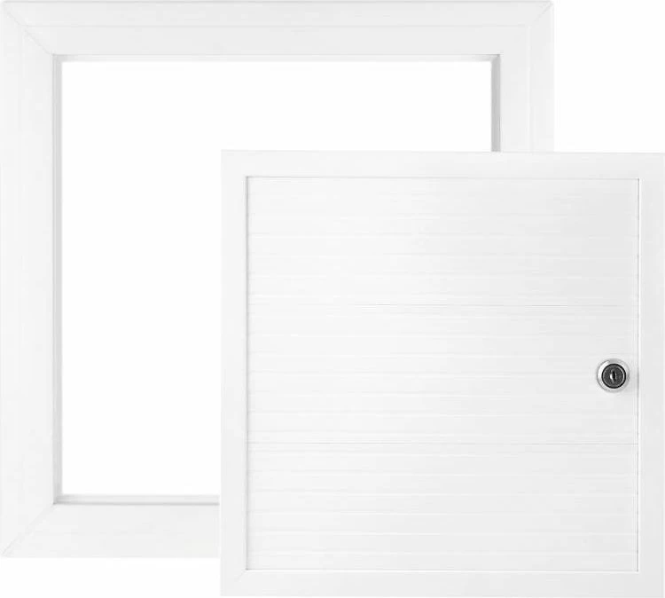 AWENTA Kamerinė kaukė iš PVC balta 400 x 400mm (MKOM36)