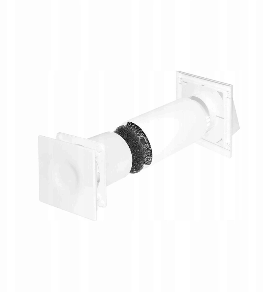 Sienoje montuojamas rekuperatorius HRV100 Awenta D100mm baltas